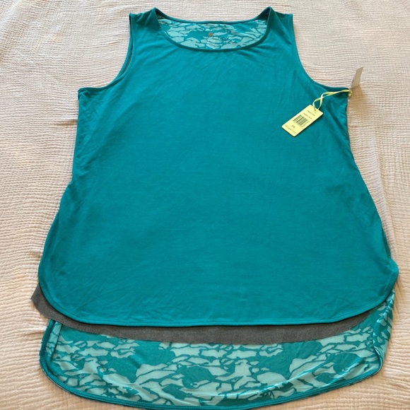 Tangerine Tops - Tangerine Womens Tank Top Size XXLarge Pagoda Blue